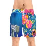 Swim Shorts — 'Caution: Aquaman' - Image 3