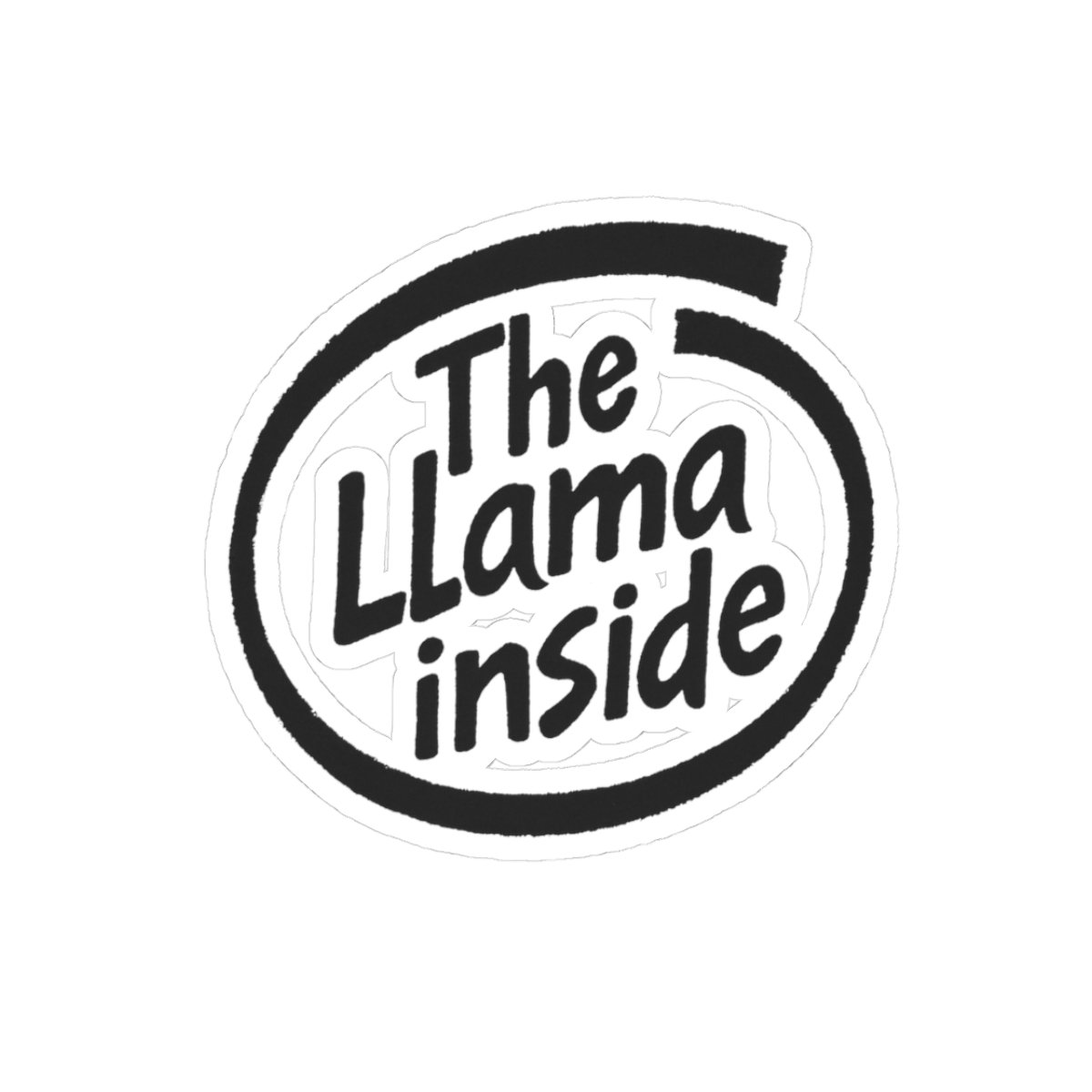 12209765696911614949_1200-1.jpeg Sticker - The Llama Inside - Image 1