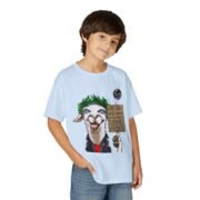 Youth Tee — Elmer, the ‘Hey Kids Don’t Worry’ Llama. - Image 2