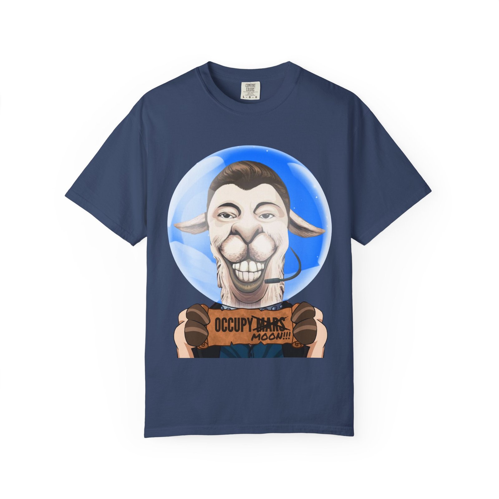 16162968302332108687_2048.jpeg T-Shirt — 'Occupy Moon' - Image 1
