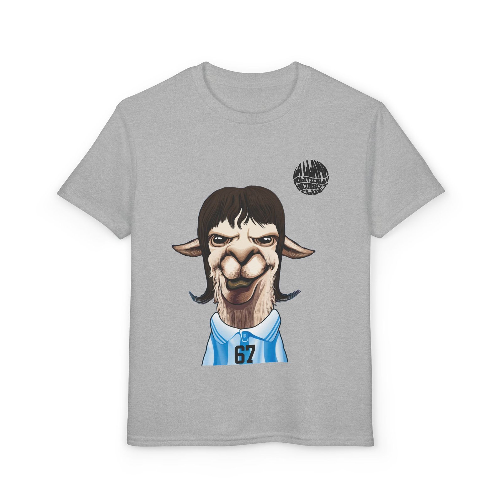 16339328497772661019_2048-2.jpeg Youth Tee — 67 'Parents Are Delusional' Llama - Image 1