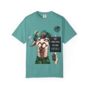 T-Shirt - Vintage, the 'My Inner Voice Has Gone Hoarse' Llama - Image 4