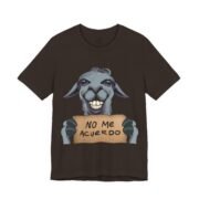 Elizabeth the No Me Acuerdo Llama Spanish humor t-shirt by La Llama Politically Incorrect Club