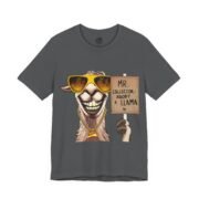 T-Shirt — Shiboshi, the 'Adopt a Llama' salesman. - Image 4