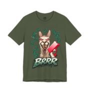 T-Shirt — Dennis, the 'Brrr' Llama. - Image 4