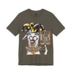Eddie the Can Black Clowns Dress in Whiteface Llama double standard humor t-shirt by La Llama Politically Incorrect Club