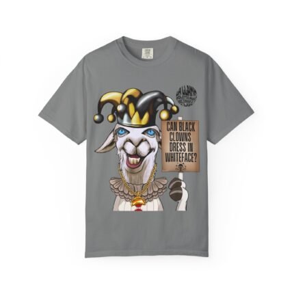 T-Shirt — Eddie, The "Can Black Clowns Dress in Whiteface?" Llama