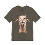 Puzzluzz the Smile It Confuses The Woke Llama anti woke humor t-shirt by La Llama Politically Incorrect Club