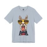 Side Effects May Include Free Thought free speech t-shirt featuring a llama in aviator sunglasses by La Llama Politically Incorrect Club