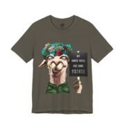 T-Shirt - Vintage, the 'My Inner Voice Has Gone Hoarse' Llama - Image 4