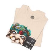 T-Shirt - Vintage, the 'My Inner Voice Has Gone Hoarse' Llama - Image 3