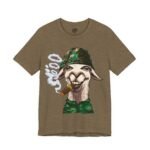 Sturge's Anti-Woke PsyOps Llama conspiracy humor t-shirt by La Llama Politically Incorrect Club