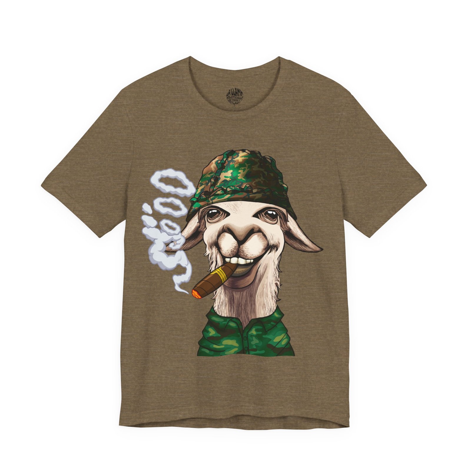 Sturge's Anti-Woke PsyOps Llama conspiracy humor t-shirt by La Llama Politically Incorrect Club