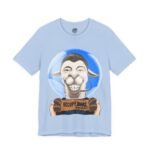 Occupy Moon funny protest t-shirt with llama space design by La Llama Politically Incorrect Club