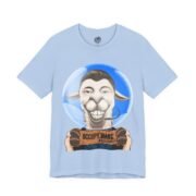 Occupy Moon funny protest t-shirt with llama space design by La Llama Politically Incorrect Club