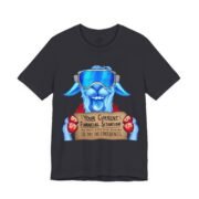 Oneshot the Your Current Financial Situation Llama relatable humor t-shirt by La Llama Politically Incorrect Club