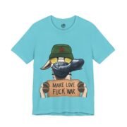 T-Shirt — JP, the 'Make Love, F*** War' Llama - Image 4