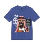 Sixthy the New Futbol World Order Llama soccer satire t-shirt by La Llama Politically Incorrect Club