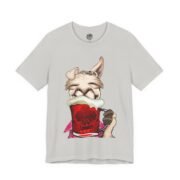 Ben's Ode to Llama tribute art t-shirt with fan tribute design by La Llama Politically Incorrect Club