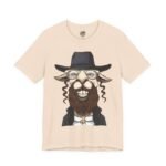 Lyler the Penny Pincher Llama cheapskate humor t-shirt by La Llama Politically Incorrect Club