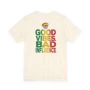 T-Shirt — Goodshit, The "Good Vibes, Bad Influence" Llama - Image 2