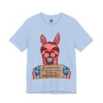 TheOnlyGhost the Be Yourself But Please Be Someone Else Llama explicit humor t-shirt by La Llama Politically Incorrect Club