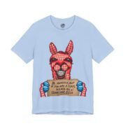 TheOnlyGhost the Be Yourself But Please Be Someone Else Llama explicit humor t-shirt by La Llama Politically Incorrect Club