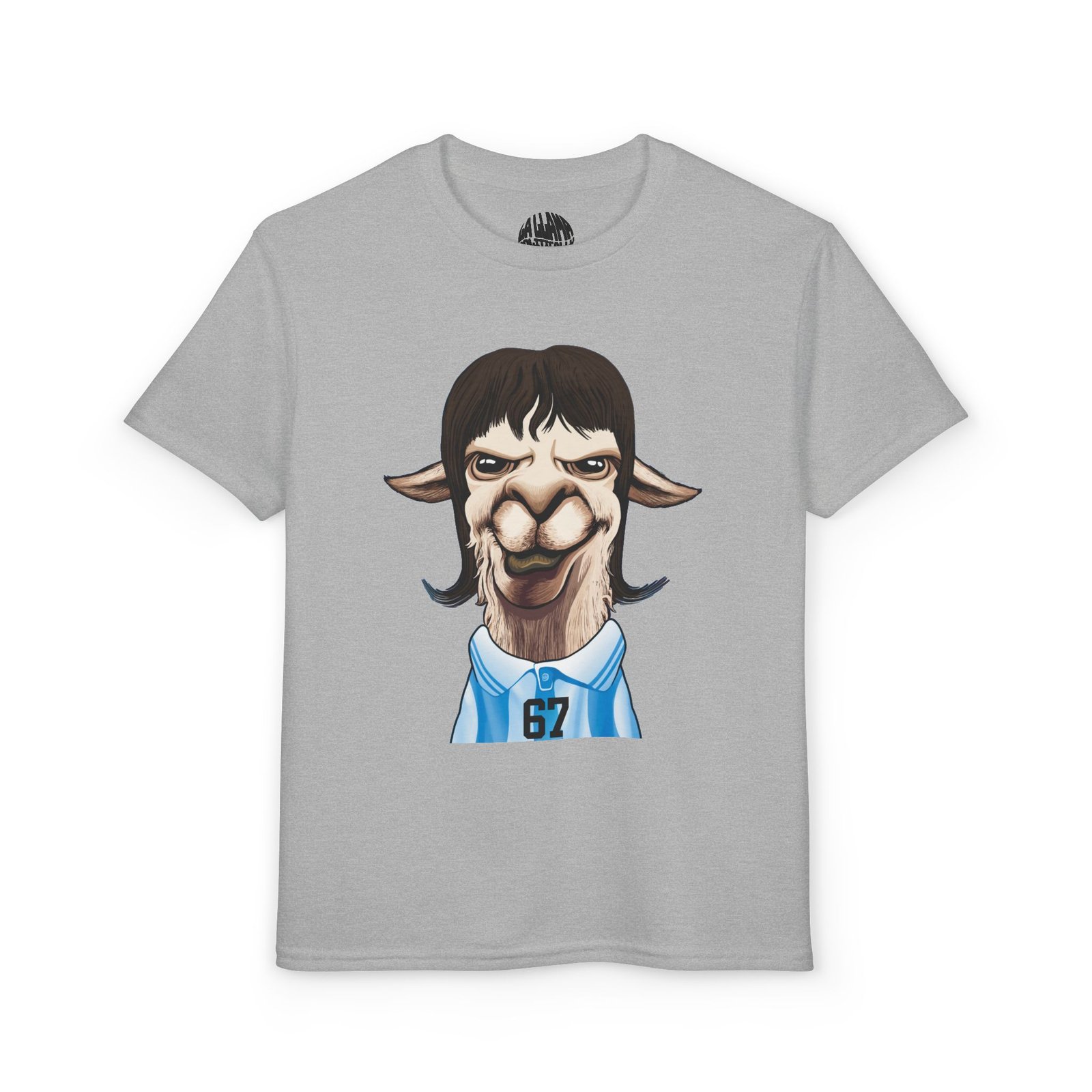 67 Parents Are Delusional Llama kids sports humor youth tee by La Llama Politically Incorrect Club