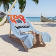 Beach Towel — 'Too Hot to Be Cancelled' - Image 2