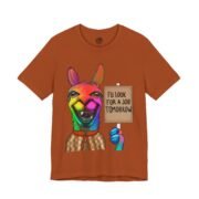 T-Shirt —  Brian, The 'I'll Look For A Job Tomorrow' Llama - Image 4