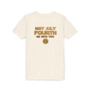 Youth Tee (Boys) — 'May July Fourth Be With You' - Image 2