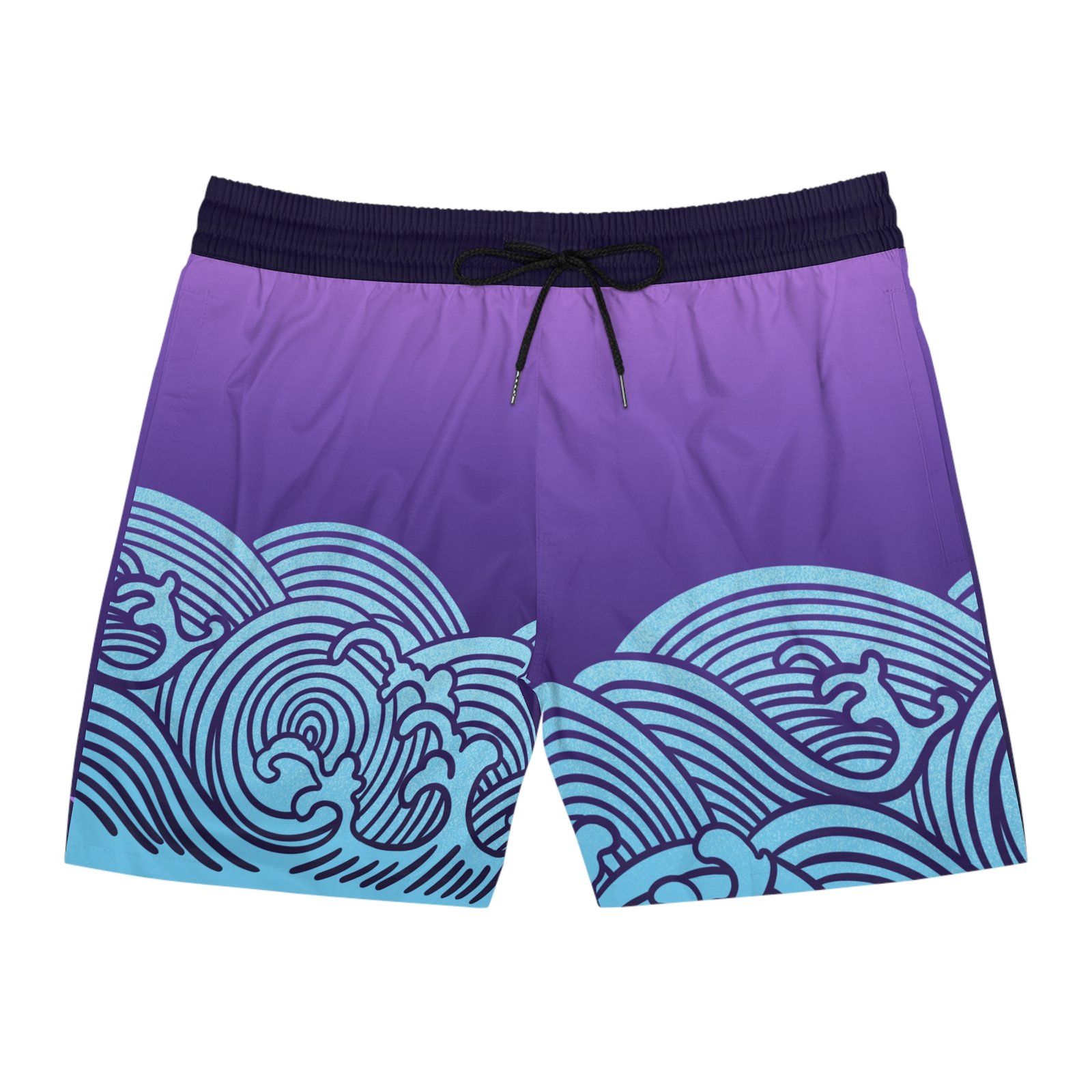 Mens swim trunks with a llama on the Argentine coast, La Llama Politically Incorrect Club design for the man who arrived without knowing where he would sleep and never called the long route a detour.