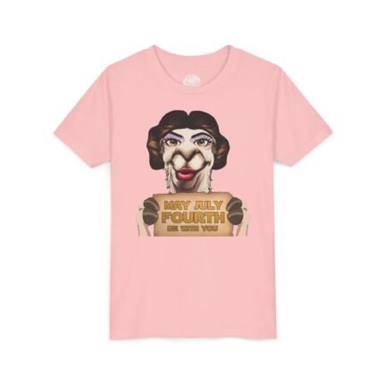 Youth Tee (girls) — 'May July Fourth Be With You' Princess Maggie