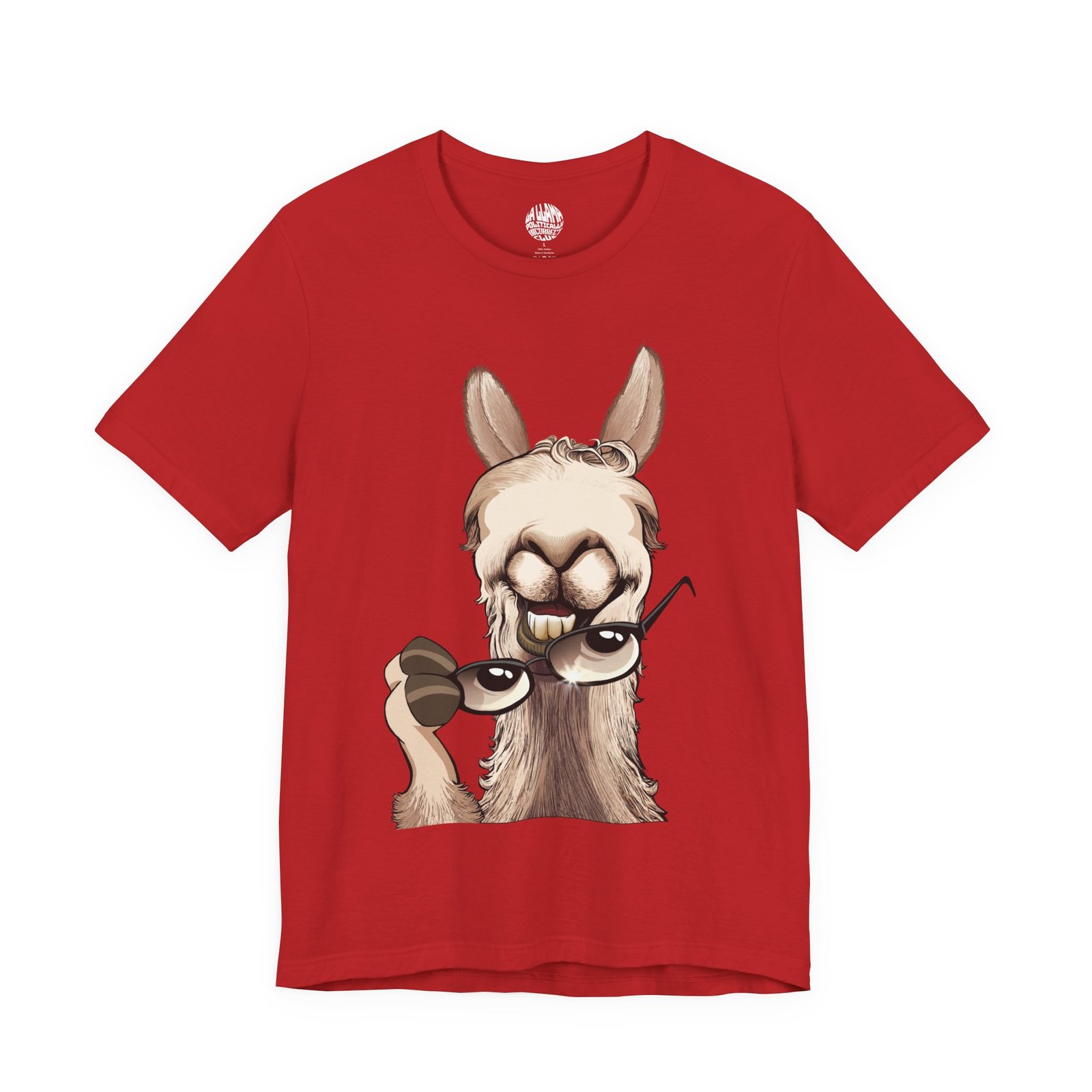 11073834100767332317_2048.jpeg T-Shirt β Angela's 'Eye Can't See You' Llama - Image 1