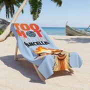 Beach Towel — 'Too Hot to Be Cancelled' - Image 2