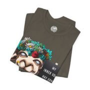 T-Shirt - Vintage, the 'My Inner Voice Has Gone Hoarse' Llama - Image 6