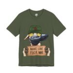 T-Shirt — JP, the 'Make Love, F*** War' Llama