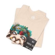 T-Shirt - Vintage, the 'My Inner Voice Has Gone Hoarse' Llama - Image 3