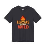 llamas gone wild shirt funny animal parody tee 90s humor